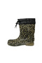 Leopard Rubber Boots with Wool Inside - 3