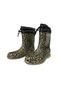 Leopard Rubber Boots with Wool Inside - 4