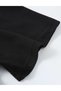 Women's Colorful Ribbon Printed Black T-Shirt - 5