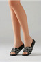 2240-Polen Anatomical Flexible Sole Stoned Women's Daily and Indoor Slippers - 3