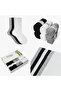 Women's Seamless Bamboo Women's Long Socks Boxed 6 Pairs Premium Plain Black White Gray Color Socks - 5