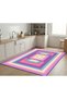 Sdt Isometric Nested Square Patterned Woven Base Decorative Carpet Sdt623 - 2