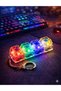 4-Piece Lighted Clicker Sound Click Key Gift Stress Keychain (Mixed Colors)
