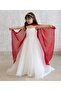 Children's Red Bindall Kaftan Dress with Cape (Dress Not Included) - 9