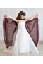 Children's Burgundy Bindall Kaftan Dress with Cape (Dress Does Not Include Cape) - 8