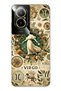 Realme 12 Lite Compatible Virgo Patterned Transparent Phone Case