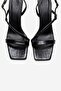 Jolene Black Print Women's Heeled Shoes - 2