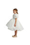 D' Daniela - Puff Sleeve Dress - White - 1Y to 10Y - 3