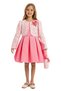 Floral Detailed Lace Bolero and Bag Set Evening Dress Girl's Invitation Dress 3-4-5-6-7 Years Old 35330Pr - 3