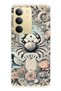 Realme C75 Compatible Transparent Phone Case with Crab Sign Pattern