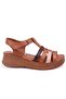 Dza07-600016 Taba Daily Orthopedic Leather Women's Sandals - 2