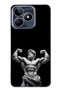 Realme Note 50 4g Compatible Ancient Sculpture Muscular God Pattern Transparent Phone Case