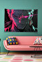 Zoro Glowing Eye Scar Black Anime Laptop