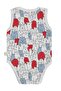 Cute Teddy Bears Printed 3-36 Months Snap Fastener Bodysuit - Ecru - 3