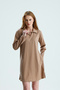Polo Neck Long Sleeve Dress