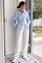 Women's Relaxed Fit, Waist-Fitted, Loose-Fitting, Long Comfortable Shirt - 4