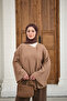 Women's Side Buttoned Shirt with Internal Tie Detail Mink - 4