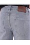 Men's Gray Regular Fit Straight Leg Stretch Denim Jeans Casual - 6