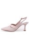 Dza07-1296050 Beige Patent Leather 7.5 cm Thin Heeled Classic Women's Shoes - 4