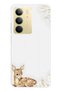 Realme C75 Compatible Transparent Phone Case with Fawn Pattern
