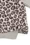 Baby Girl Beige Brown Leopard Patterned Embroidered Inflatable Vest Luxury 3-Piece Set - 4