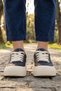 Urban Platform: Vegan Leather Thick Sole Casual Women's Sneaker Black - 3