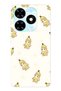 Tecno Spark 20 / 20C Compatible Banana Costume Cat Pattern Transparent Phone Case