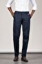 Regular Fit Cotton Textured Classic Summer Gabardine Trousers - 4