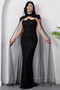 Strapless Neckline Bolero Stone Detailed Lace Dress Ecr5845 - 5