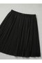 25109 Women's Crepe Pleated Skirt Underdress Black - 7