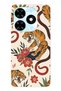 Tecno Spark 20 / 20C Compatible Tiger and Snake Patterned Transparent Phone Case
