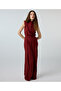Çift parça görünüm wide leg tulum