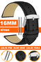 Classic Model Leather Watch Band Strap Compatible with 16mm Watches Al11Db-16Mm