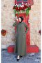 Wonderful Double Pocketed, Laced, Embroidered Detailed, 100% Cotton, Special Design Linen Dress - 6