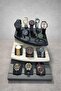 3-Tier Clock Stand with Wooden Base |   Watch & Bracelet Display Stand |   Display Case & Tabletop Organizer - 6