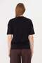 Starfish and Oyster Printed Comfortable Fit Basic T-Shirt Black - 2