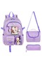 Korean Kawaii Style School Backpack, Daily Backpack Thermal Lunch Bag and Pencil Case - 2