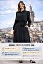 Women's Hijab Belted Cepken Detailed Casual Modern Cut Ferace - 6