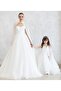 Adult+Kids White Kaftan Bindallı Cape over Dress - 4