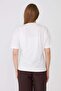 Starfish and Oyster Printed Comfortable Fit Basic T-Shirt Ecru - 3