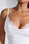 Lace Collar Detailed Strappy Degaje Blouse - 2
