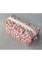 Purple&Brick Red Leopard Pattern Fiber Filled Travel&Makeup Bag/Pen Holder - 2