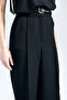 Belt Detailed Pants - Black - 7