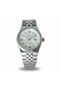 Royal Hive Men’s Analog Watch Stainless Steel Silver Bracelet with Date Display