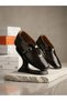 Genuine Leather Patent Leather Banded Women's Ballerinas - 2