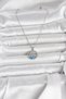316L Steel Chain Silver Color Zircon Stone Sea Themed Women's Necklace - 2