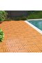 Wooden Decking Tiles – Interlocking Waterproof Hardwood Floor Tiles - 6