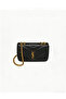 Women's shoulder bag, Y.S-L black quilted chain bag - 2