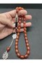 Imame Empty Core and Silver Nakkaş Combination Crimped Amber - 5