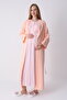 Maternity-Pregnancy Set of 2 with Short Sleeve Nightgown and Robe